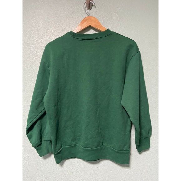 Vintage Basic Editions Women's Green Christmas Holiday Sweater Size Medium - Picture 4 of 8
